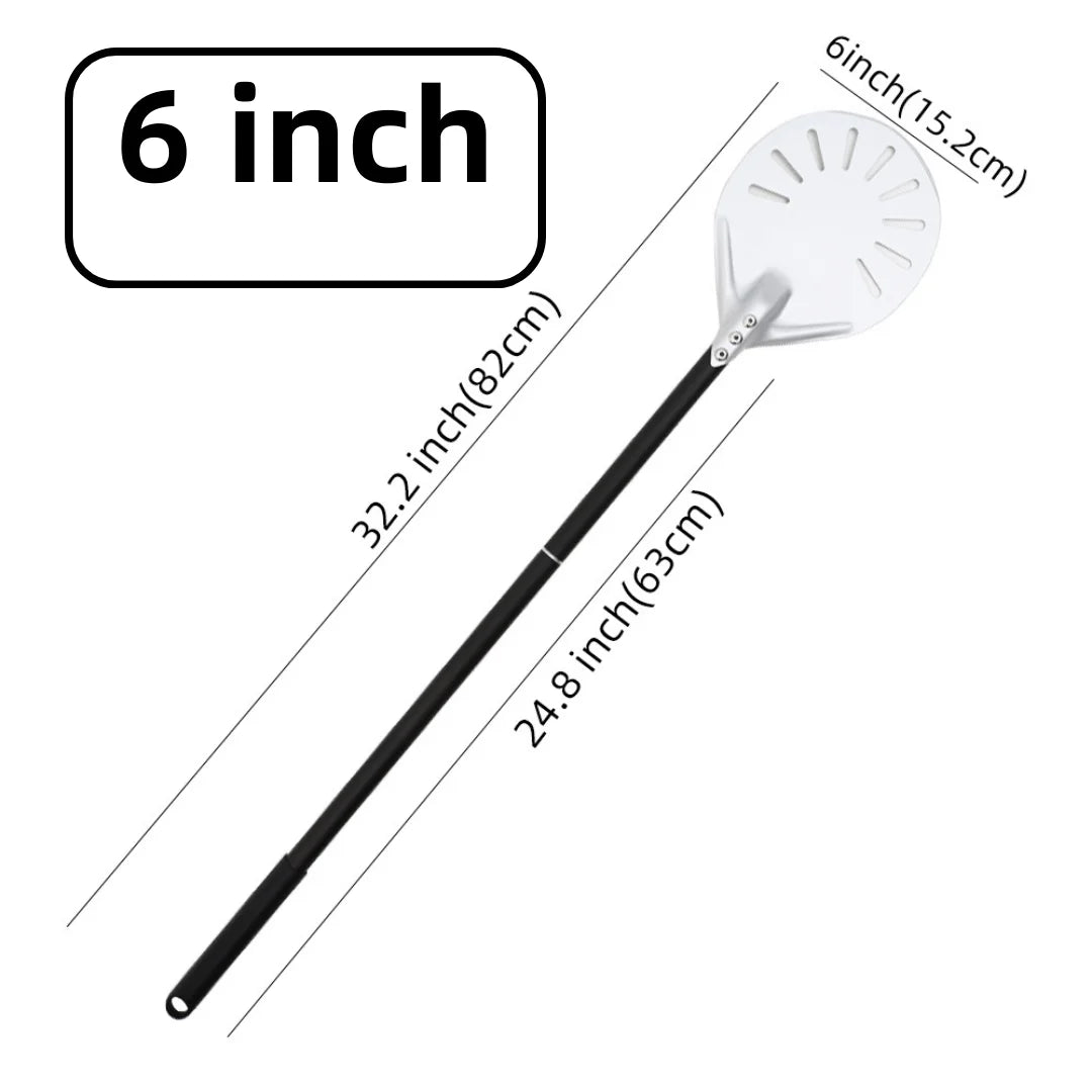 Aluminum Pizza Peel – Hard Anodized Bread Paddle for Oven Baking