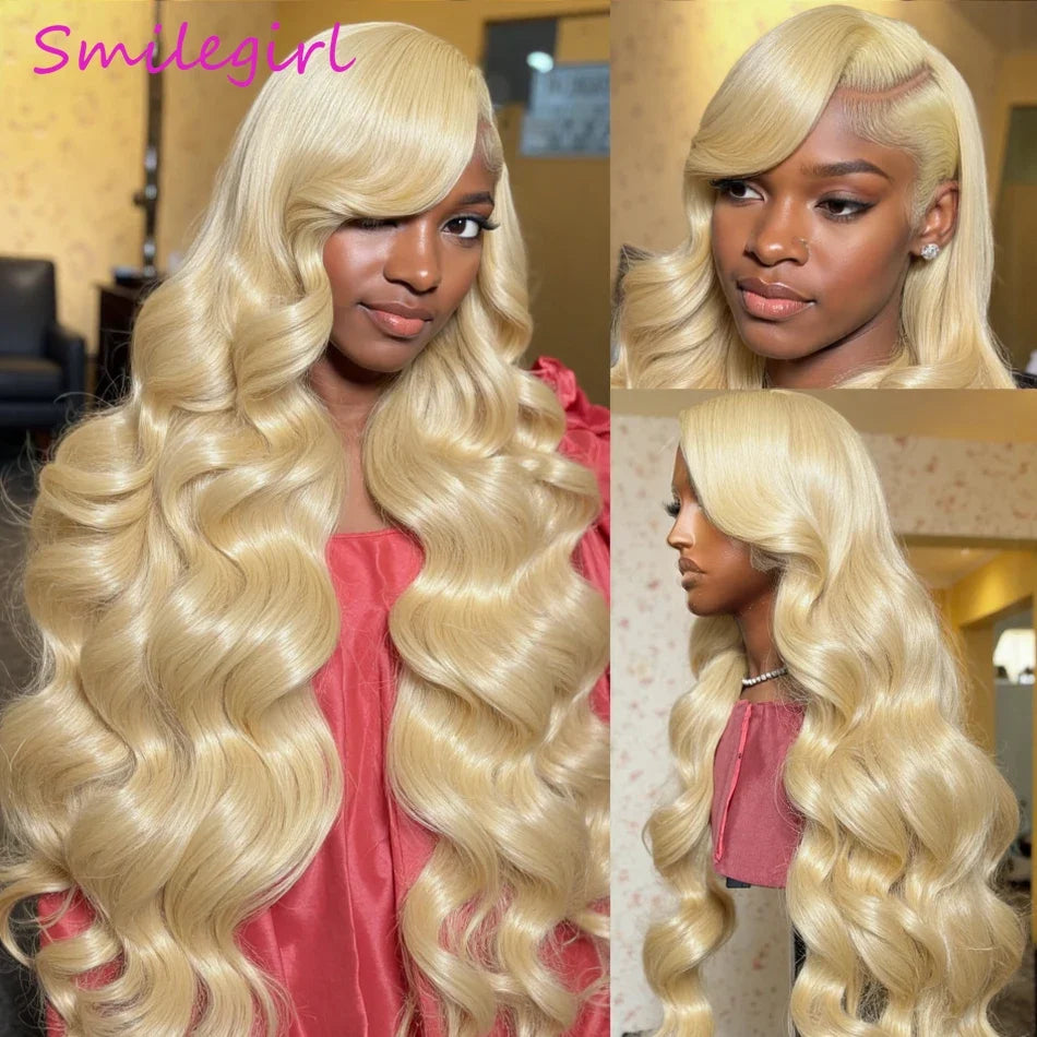 613 Blonde Body Wave Lace Front Wig Human Hair 13x6 13x4