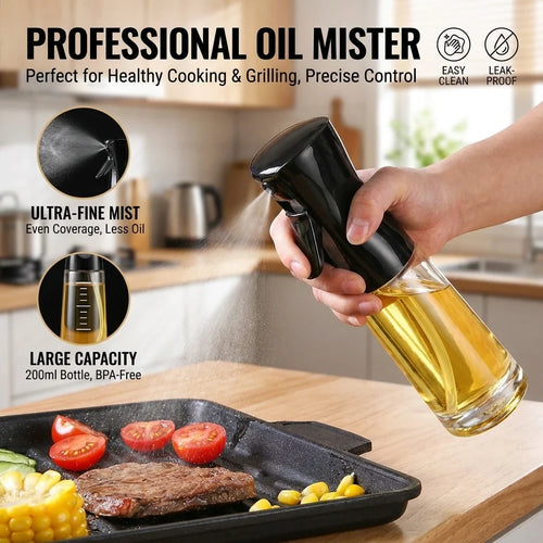 Oil Spray Bottle for Cooking – Olive Oil Mister Sprayer