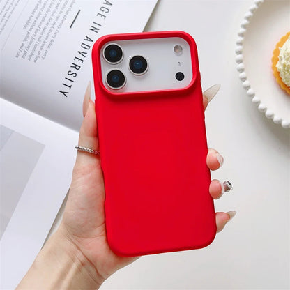 iPhone Case Matte Candy Color Liquid Silicone Shockproof Cover