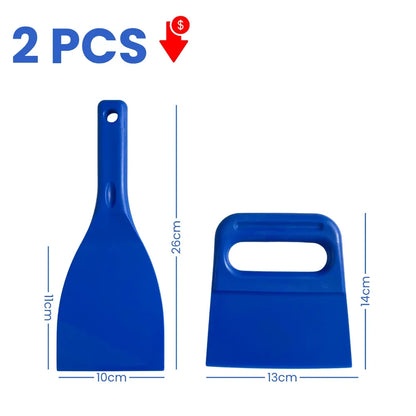 Pizza Dough Scraper & Spatula Cutter – Flexible Kitchen Tool with Hanging Bracket
