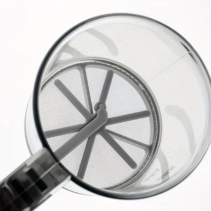 Hand Press Flour Sifter – Semi-Automatic Transparent Baking Sieve with Measurement Markings