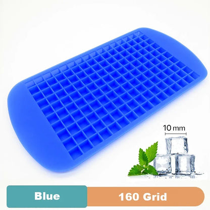 Silicone Ice Cube Tray – Flexible BPA-Free Mold, Multiple Grid Sizes