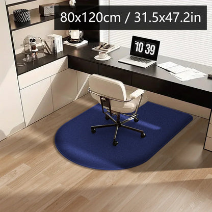 Office Chair Mat Flannel Desk Floor Protector – Thick Arched Carpet
