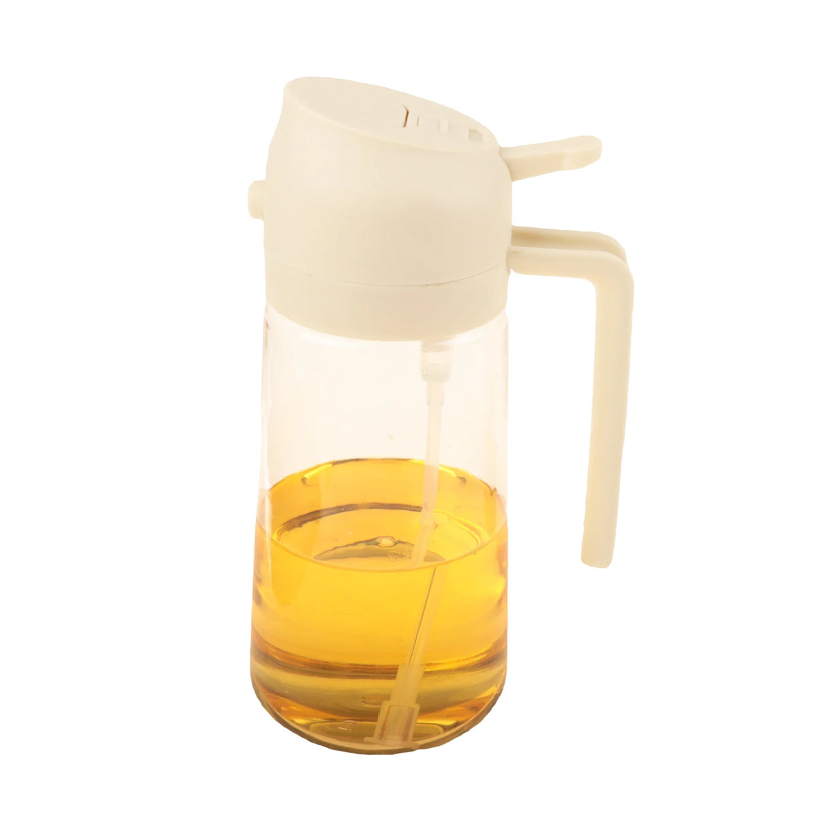 2-in-1 Oil Dispenser Bottle with Sprayer – 16.9 oz & 6.8 oz