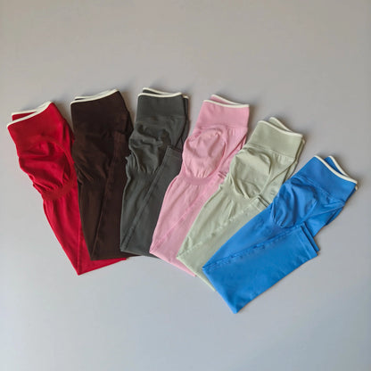 Women's Seamless High-Waist Tummy Control Yoga Leggings