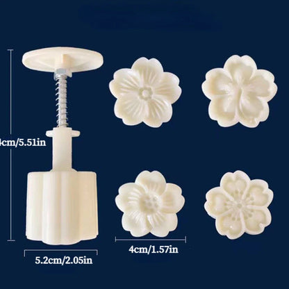 Mooncake Mold DIY Hand Press – Pastry & Mung Bean Cake Stamp