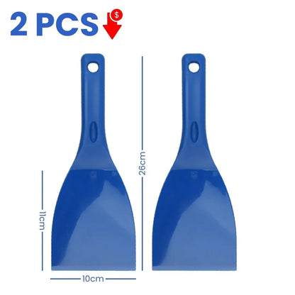 Pizza Dough Scraper & Spatula Cutter – Flexible Kitchen Tool with Hanging Bracket