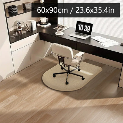 Office Chair Mat Flannel Desk Floor Protector – Thick Arched Carpet
