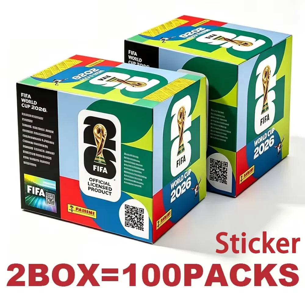 Panini FIFA World Cup 2026 Official Sticker Collection Box Sealed Packs Wholesale Football Collectibles