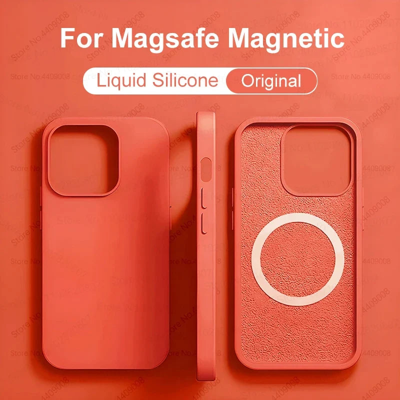 Liquid Silicone MagSafe iPhone Case – iPhone 11 to 15 Series