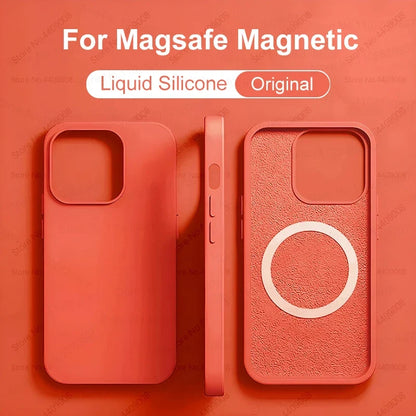 Liquid Silicone MagSafe iPhone Case – iPhone 11 to 15 Series