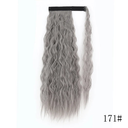 Wrap Around Ponytail Extension – Long Straight Synthetic Clip-In