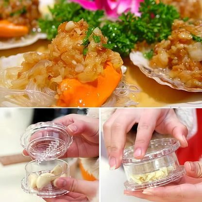 Manual Garlic Press Grinder – Multifunctional Twist & Mince Tool