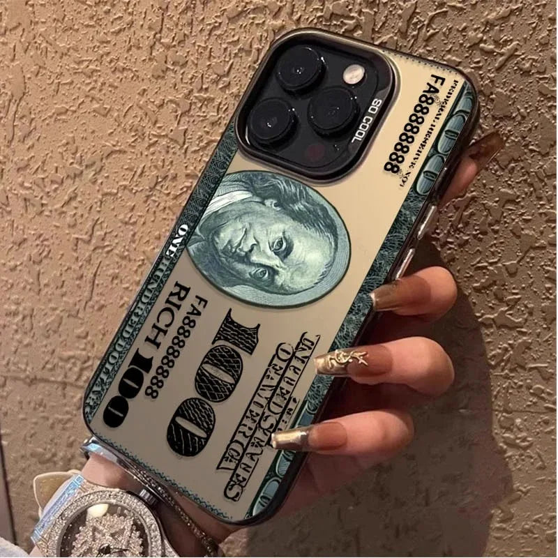 Dollar Bill Print iPhone Case – Matte Hard PC Shockproof Cover