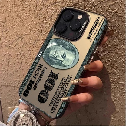 Dollar Bill Print iPhone Case – Matte Hard PC Shockproof Cover