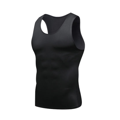 Men's Compression Tank Top – Quick-Dry Sleeveless Gym Vest