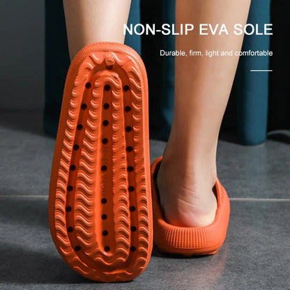 Thick Platform Cloud Slides – EVA Pillow Sole Slippers