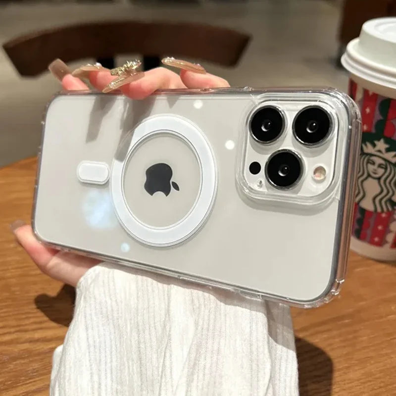 Clear MagSafe Magnetic Case for iPhone 11–16 / X / XS / XR / SE