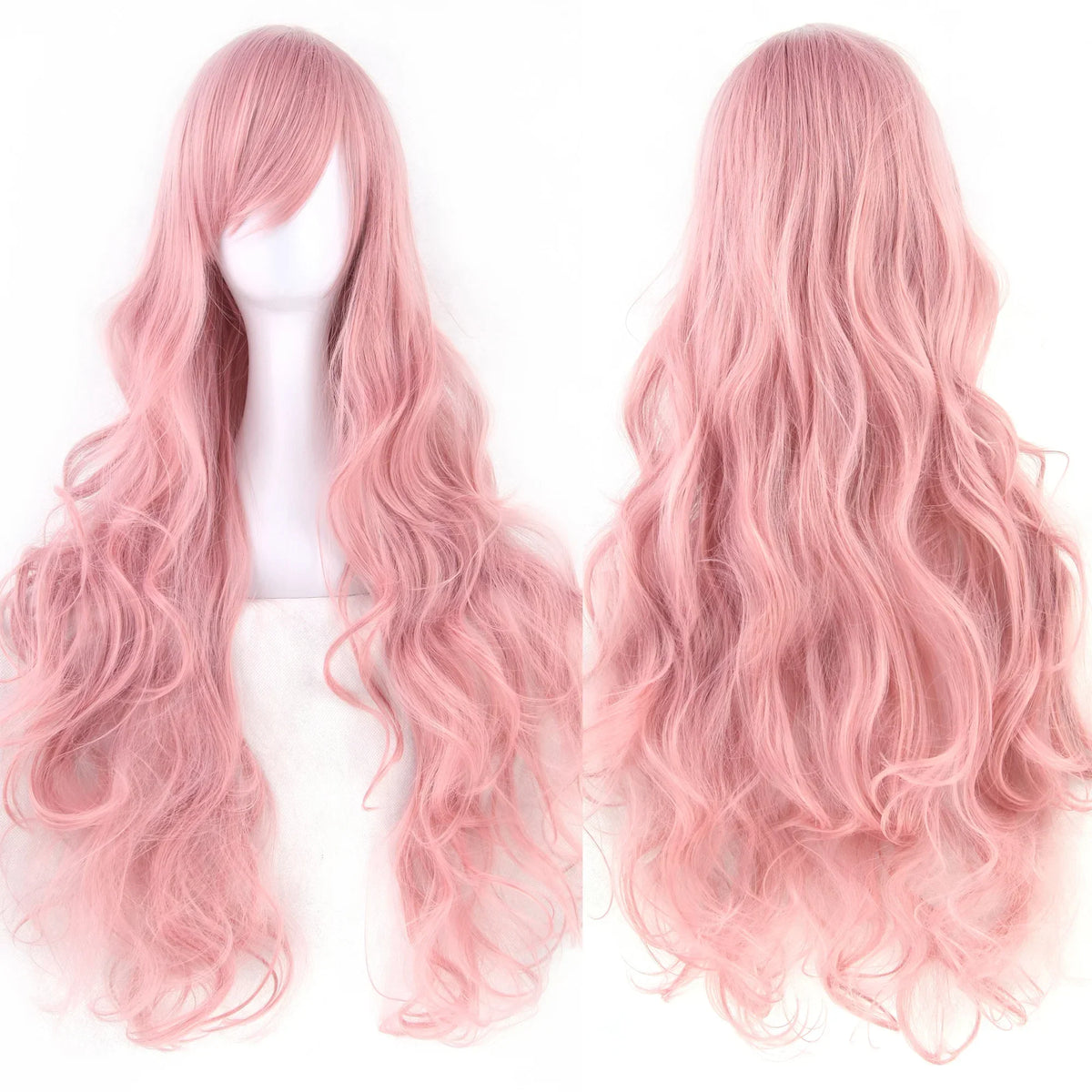 Long Curly Cosplay Wig – Synthetic Party Wig for Women