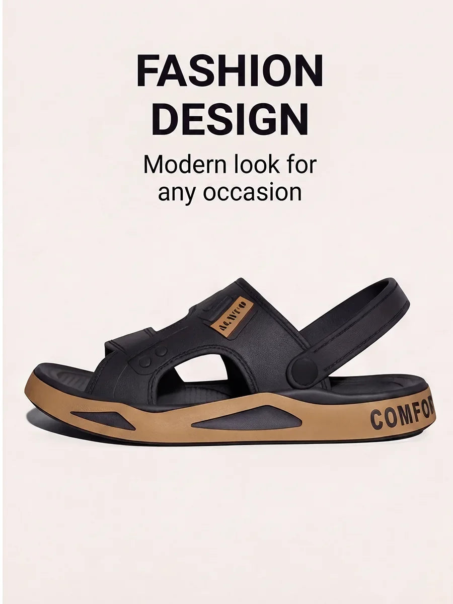 Men's Sport Sandals EVA Platform Adjustable Strap Slides