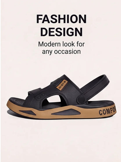 Men's Sport Sandals EVA Platform Adjustable Strap Slides