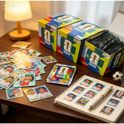 Panini FIFA World Cup 2026 Official Sticker Collection Box Sealed Packs Football Collectibles