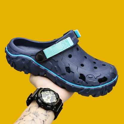 Men's Sport Clogs Sandals – Non-Slip Breathable Beach Shoes