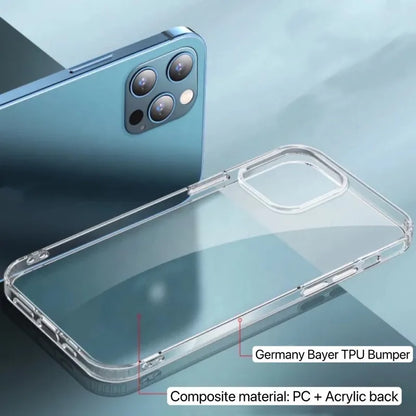 Clear Silicone iPhone Case – Transparent Shockproof Cover