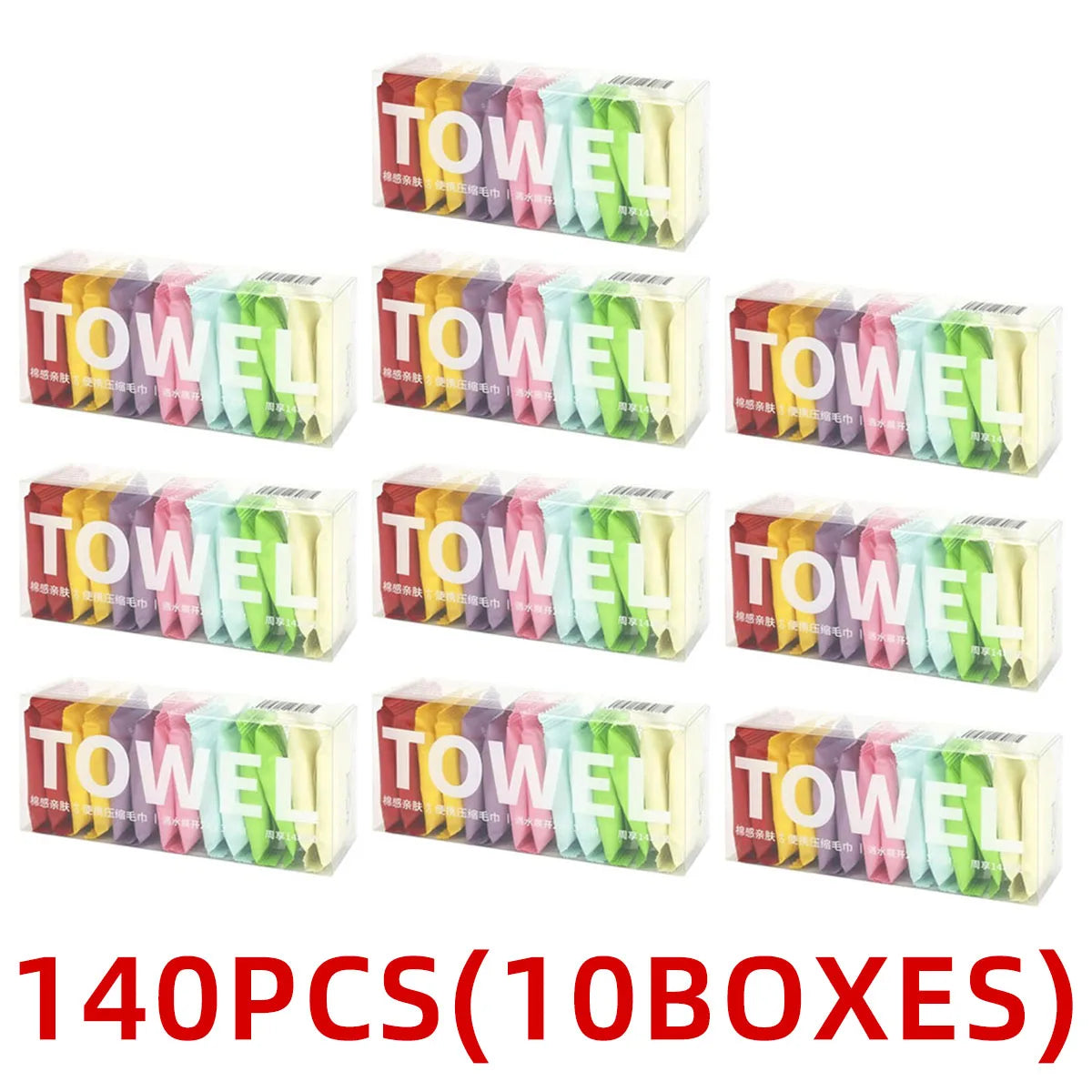 Compressed Travel Towel Set – Disposable, Soft & Multi-Purpose