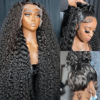 13x6 HD Lace Front Wig Deep Wave Extra Long Human Hair