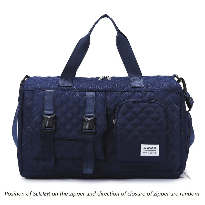 Nylon Travel Duffle Bag Large Gym Sports Overnight Bag