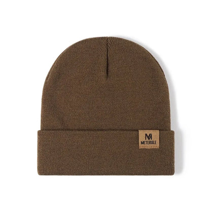 Knit Cuffed Beanie – Winter Warm Hat for Men & Women
