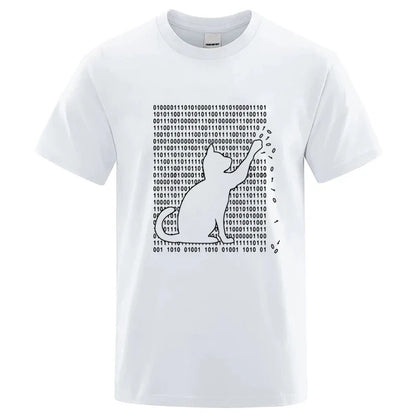 Cool Cat Graphic T Shirt Funny Cotton Blend Tee