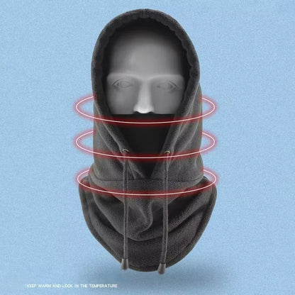 Winter Fleece Balaclava Hood with Face Mask