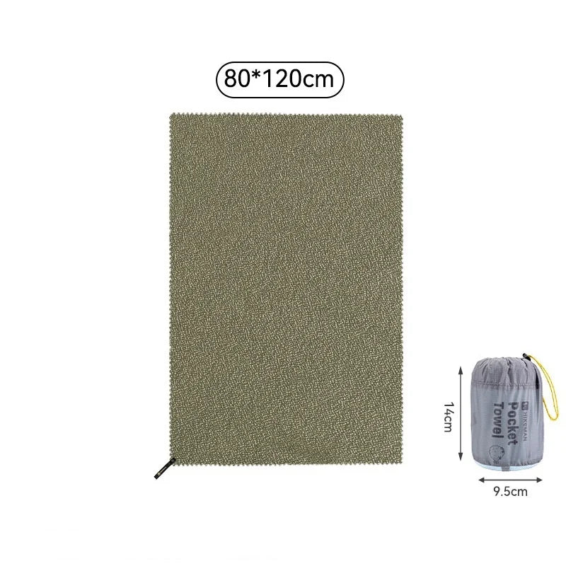 Quick-Dry Microfiber Travel Towel – Camping, Gym & Sports