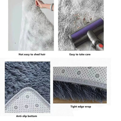 Fluffy Shag Rug – Ultra-Soft Non-Slip Plush Carpet for Bedroom & Living Room