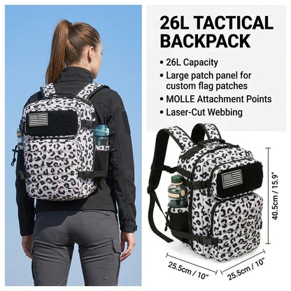 26L Tactical Backpack – MOLLE Rucksack for Men & Women