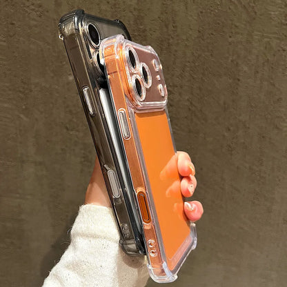 Clear Silicone iPhone Case – Shockproof Transparent Cover iPhone 11–17