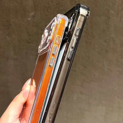 Clear Silicone iPhone Case – Shockproof Transparent Cover iPhone 11–17