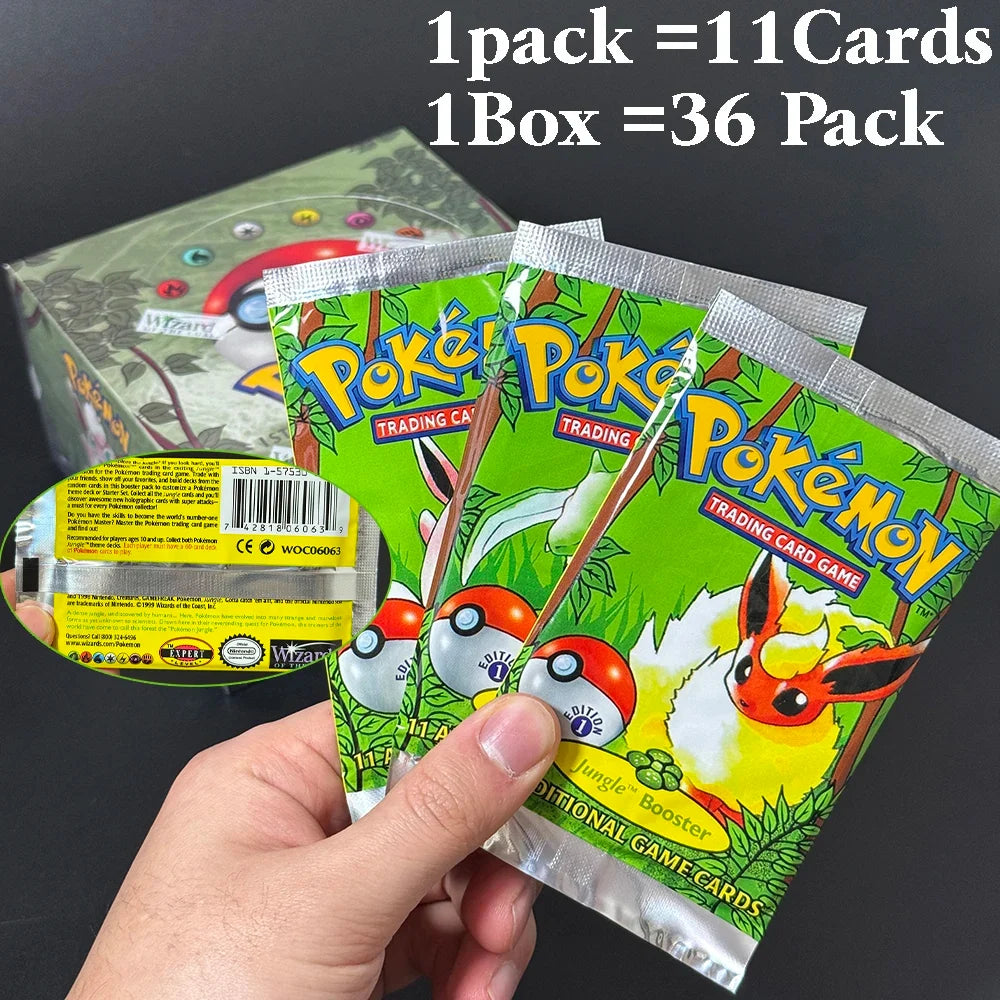 Pokemon TCG Vintage Booster Packs – Base Set, Jungle & Fossil