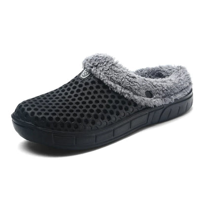 Fleece-Lined Clogs Slip-On Shoes for Men and Women