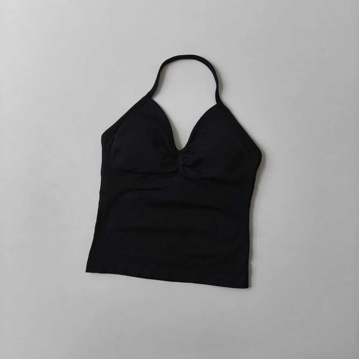 Women's Strappy Backless Crop Top & Scrunch Shorts Set – Gym Yoga Activewear