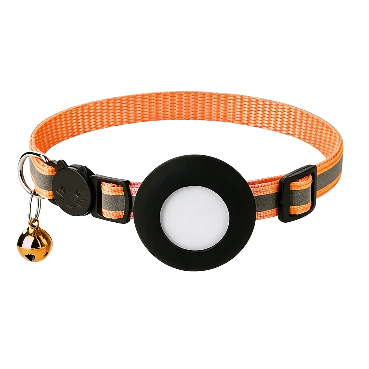 AirTag Pet Collar with GPS Holder – Adjustable Anti-Lost Collar for Cats & Puppies
