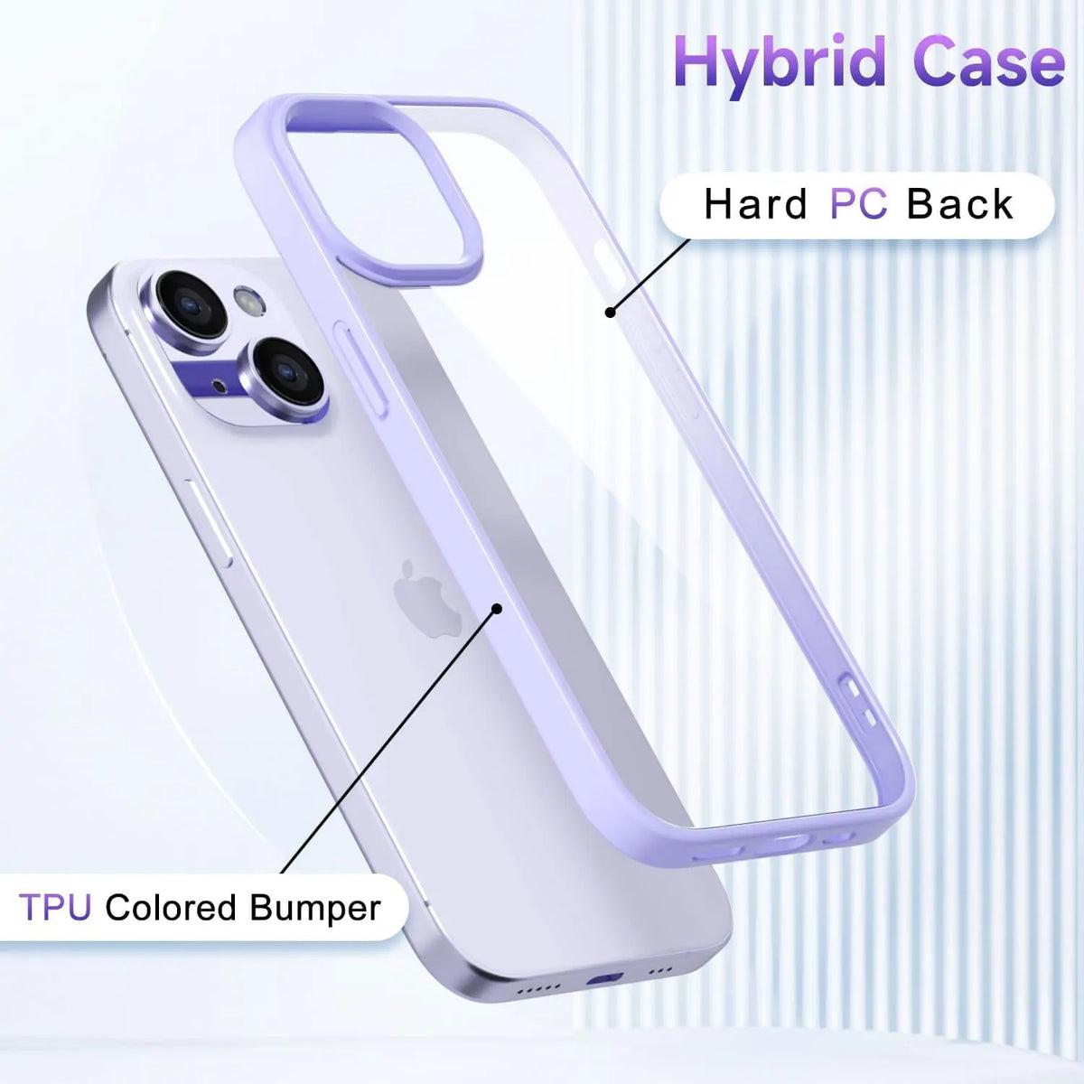 Clear iPhone Case with Soft Bumper Frame – Shockproof, iPhone X to 16