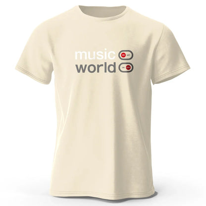 Music World Graphic T Shirt Oversized Cotton Unisex Tee