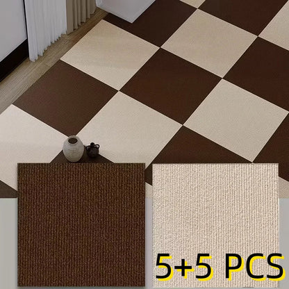 Peel and Stick Carpet Tiles – Self-Adhesive Square Floor Rug Mats
