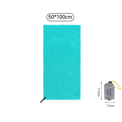 Quick-Dry Microfiber Travel Towel – Camping, Gym & Sports