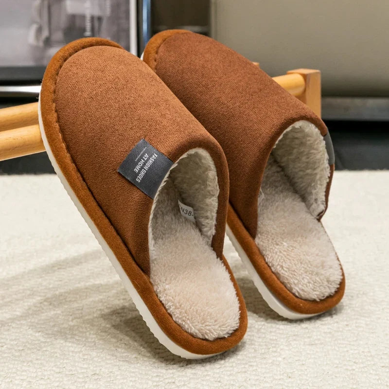 Winter Warm Slippers – Unisex Non-Slip Indoor House Shoes