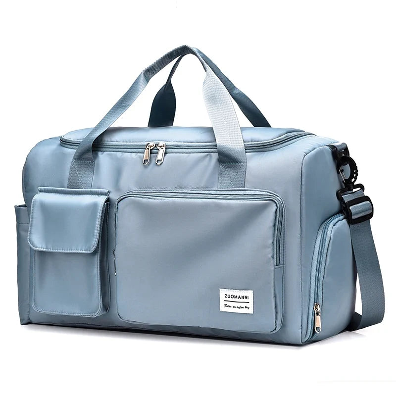 Weekender Duffle Bag with Shoe Compartment – Large Travel Bag